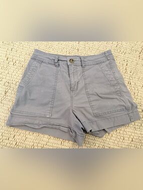 a new day Light Grey High-Waist Utility Shorts